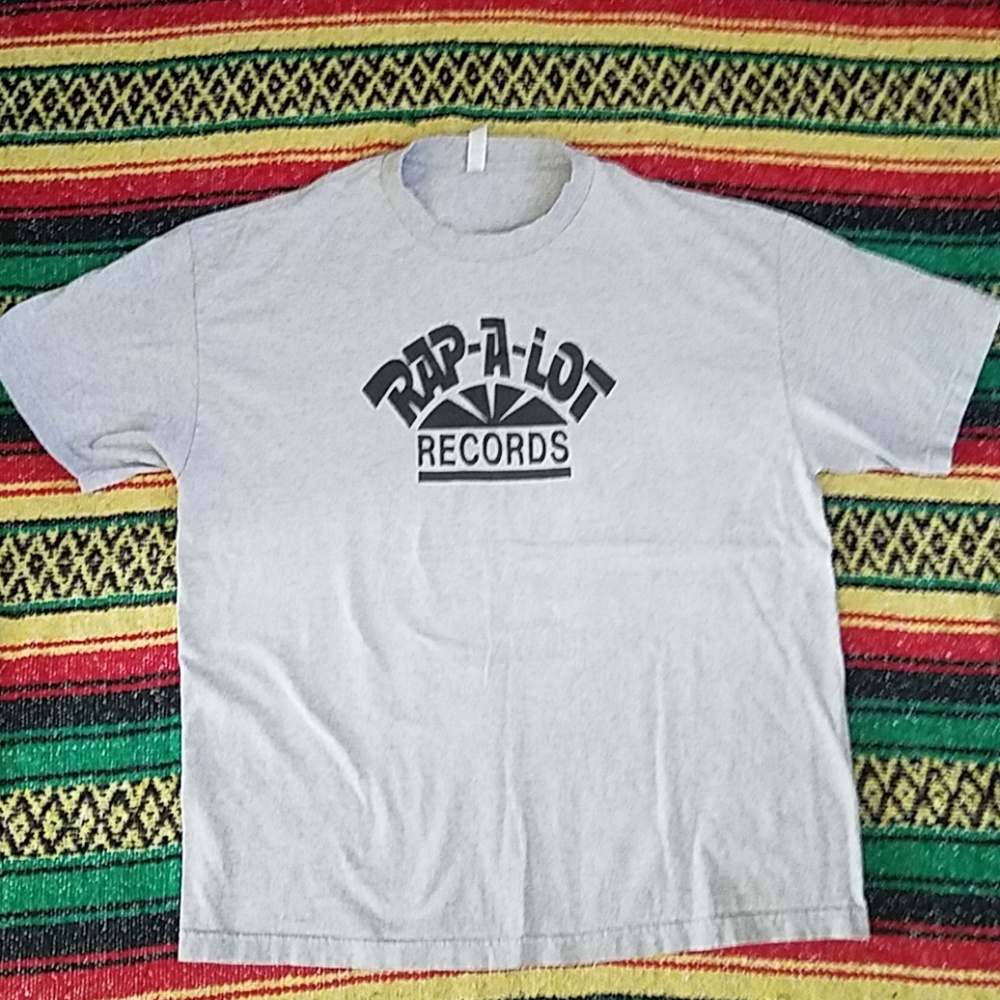 Extra large Gray rap-a-lot records t-shirt